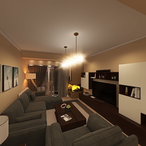 Small apartment building 3d design renderings