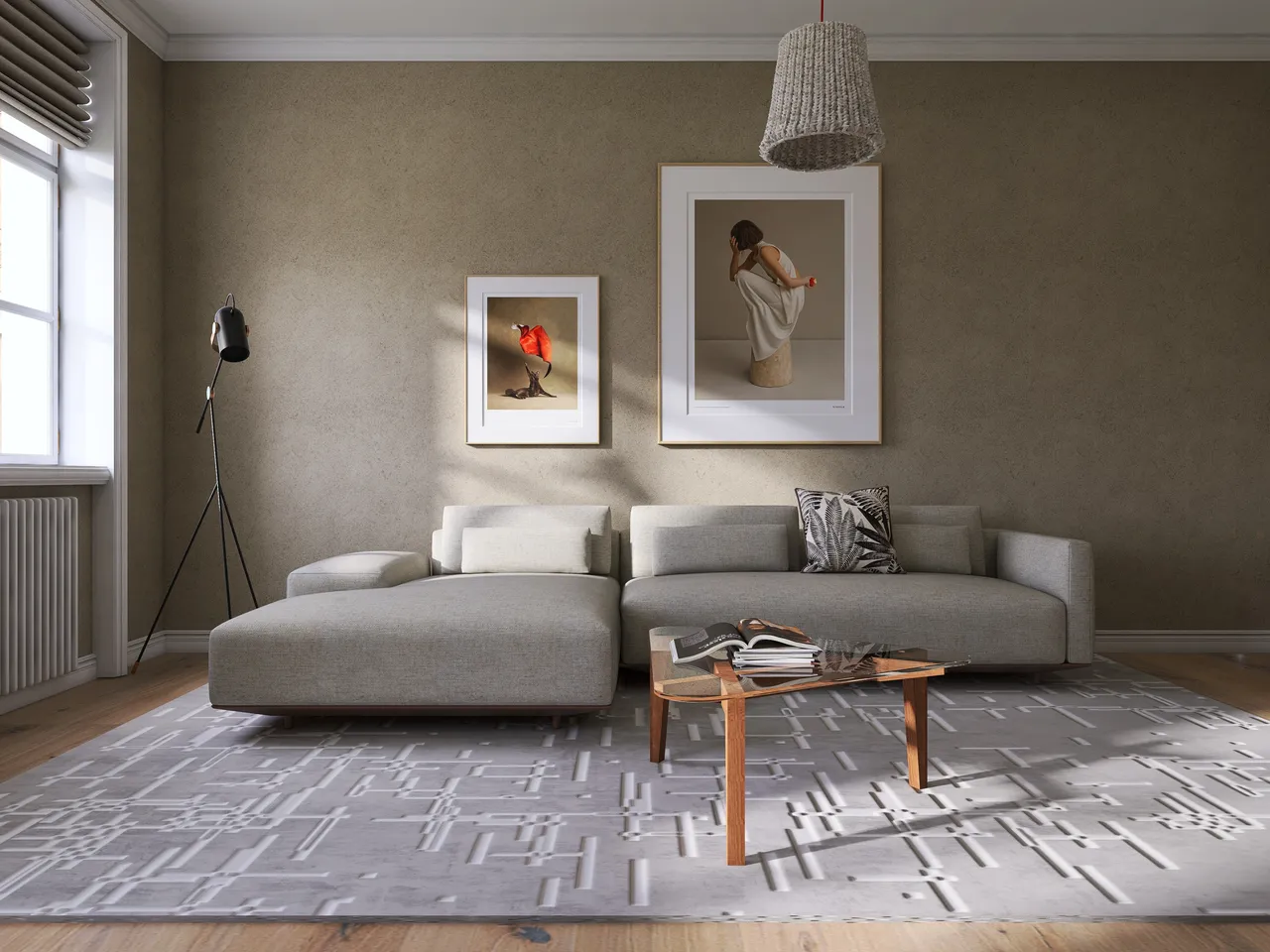 Modern LivingRoom 3d design renderings