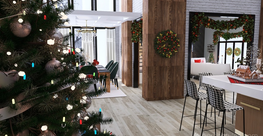 Christmas design 3d design renderings