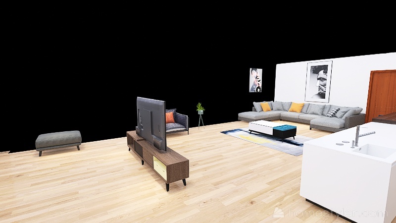 Copy of Room 3 - Honeycomb Element 3d design renderings