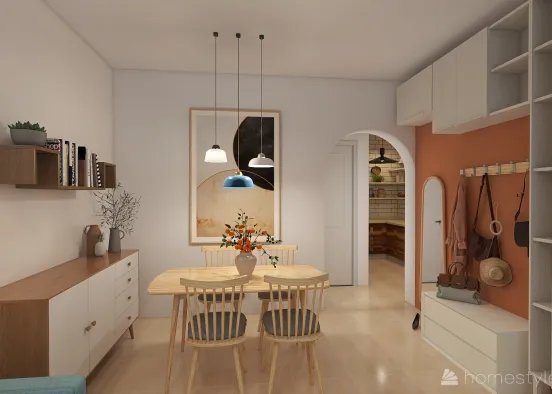 ProjectSophie - Comfi 41m2 apartment in Athens Design Rendering