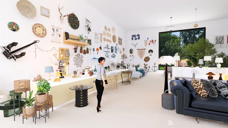 #StoreContest_Showroom 3d design renderings