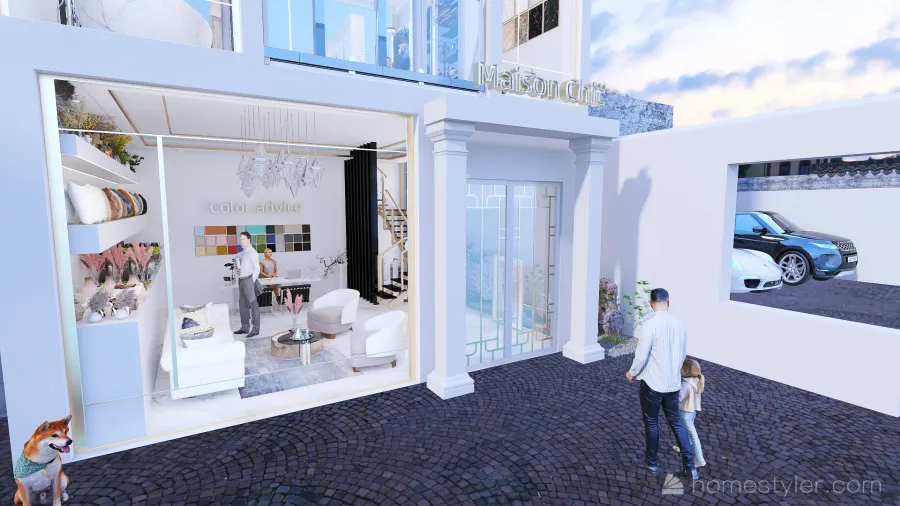 #StoreContest Maison Chic 3d design renderings