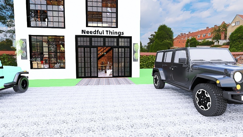 #StoreContest_Needful things 3d design renderings