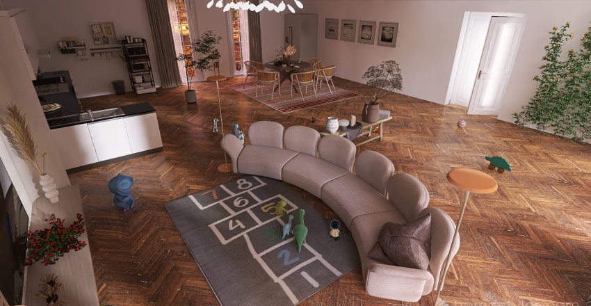 la casa de mis sueños #InteriorBlackandWhite #Bohemian #Interior Design 3d design renderings