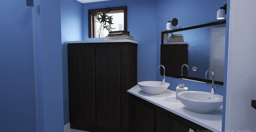 dad's master bathroom 3d design renderings