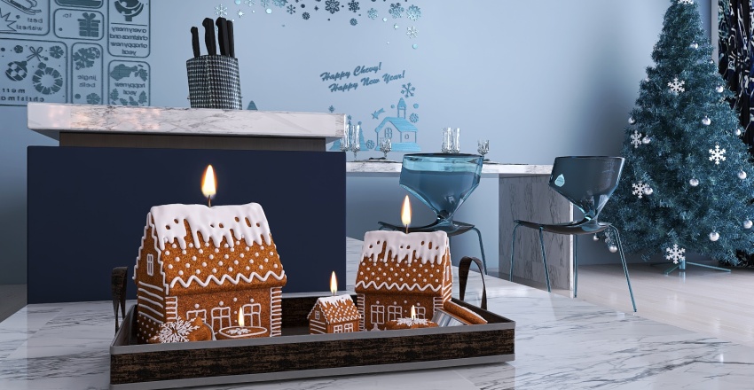 Holiday Home 3d design renderings