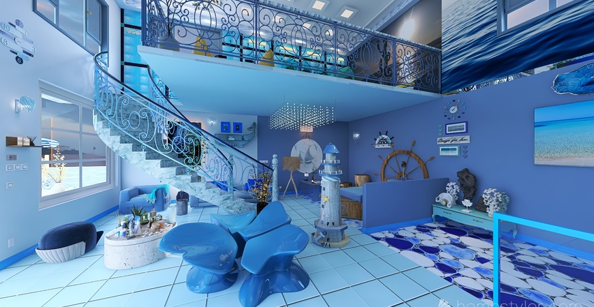 Sea Shop 3d design renderings