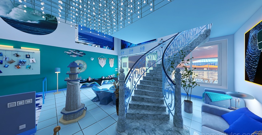 Sea Shop 3d design renderings