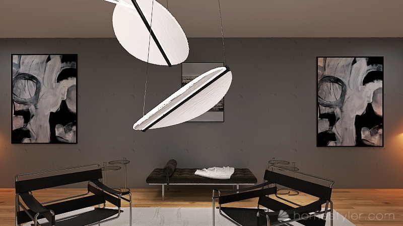 Bauhaus Bedroom 3d design renderings