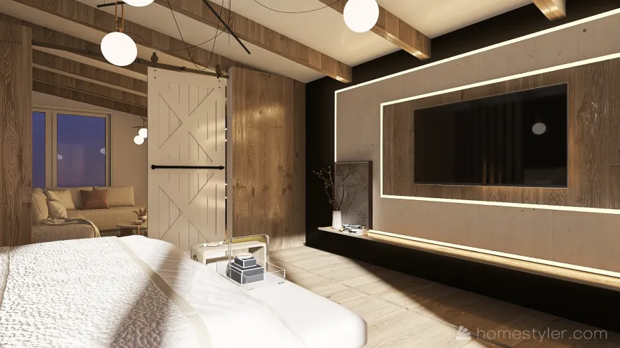 Dream Attic Space 3d design renderings