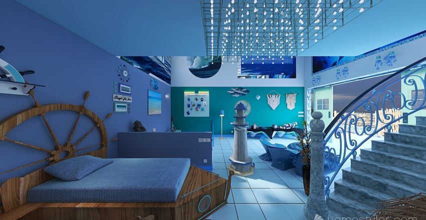 Sea Shop 3d design renderings