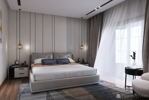 Master bedroom (Jubail villa) Design Rendering