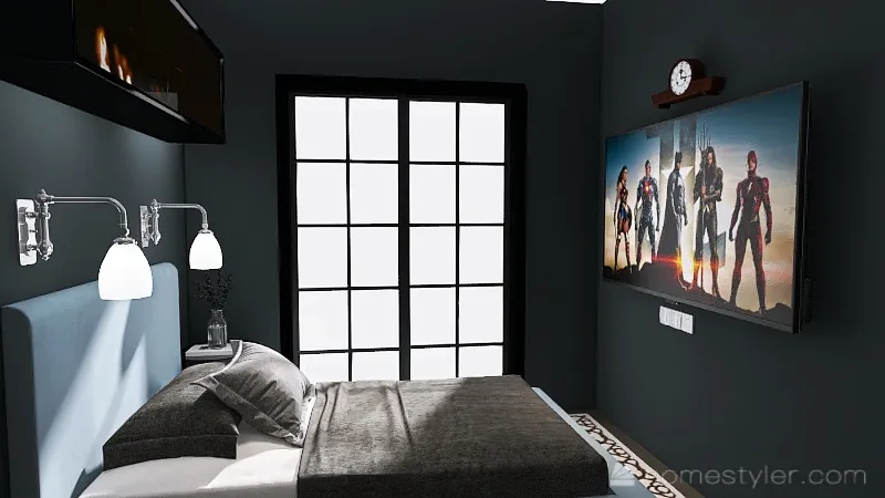 bedroom3 3d design renderings