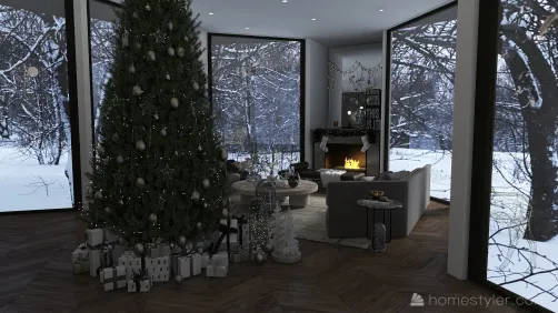 #ChristmasRoomContest-Modern Mountain Christmas