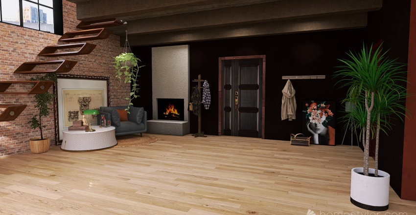 Apartment in the city :) 3d design renderings