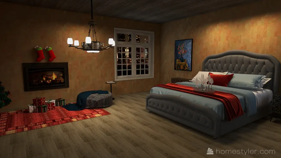 Guest Bedroom 3 3d design renderings