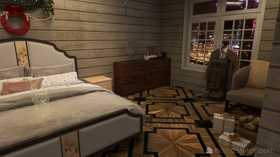 Guest Bedroom 2 3d design renderings