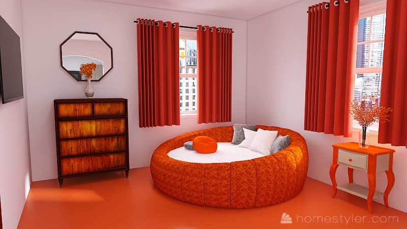 Mondrian Home 3d design renderings