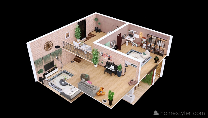 Apartment in the city :) 3d design picture 270.43