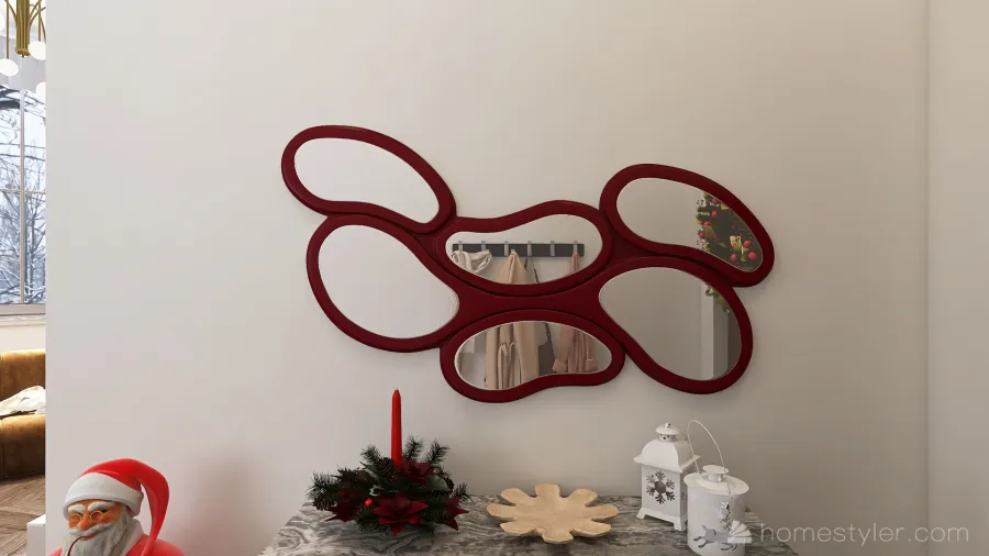 #ChristmasRoomContest_holidays 3d design renderings