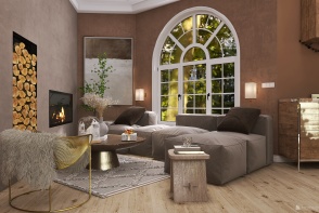 #ChristmasRoomContest_ Warm Home Design Rendering