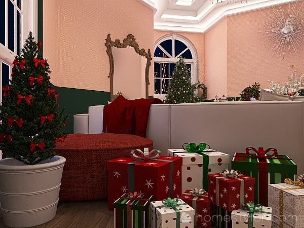MY #ChristmasRoomContest 3d design renderings