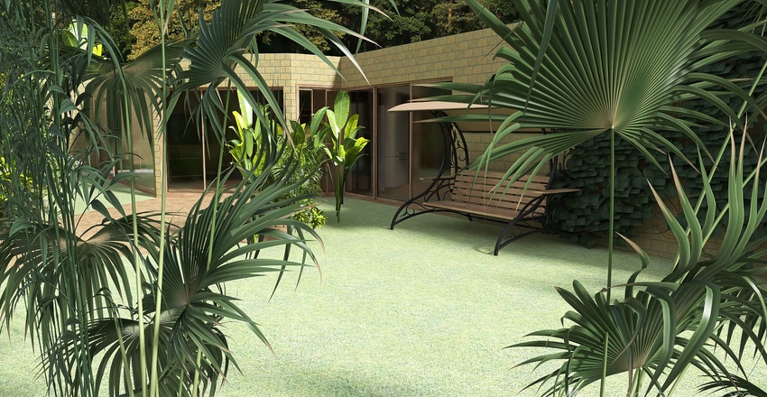 Terrace 3d design renderings