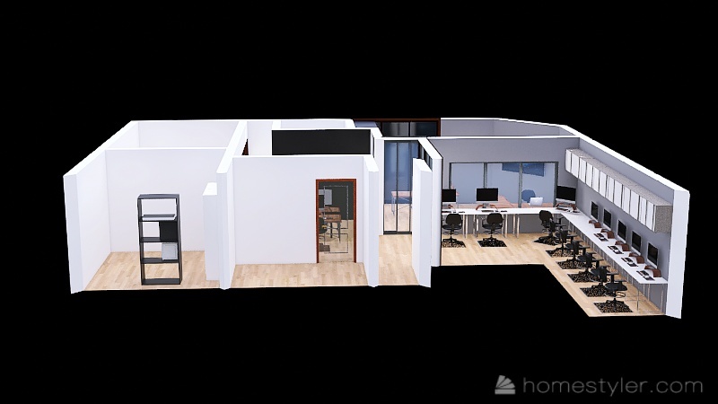 Amazon_office 3d design renderings