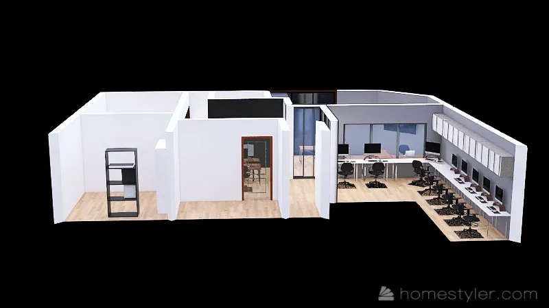 Amazon_office 3d design renderings