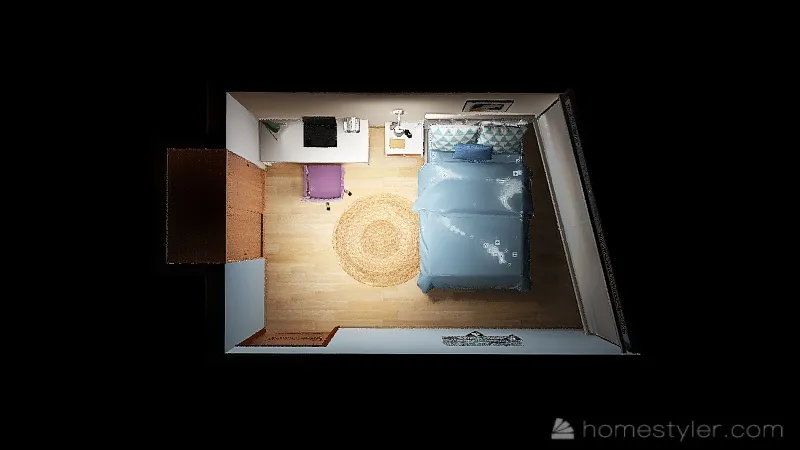 Copy of Copy of MANE'S ROOM 3d design renderings