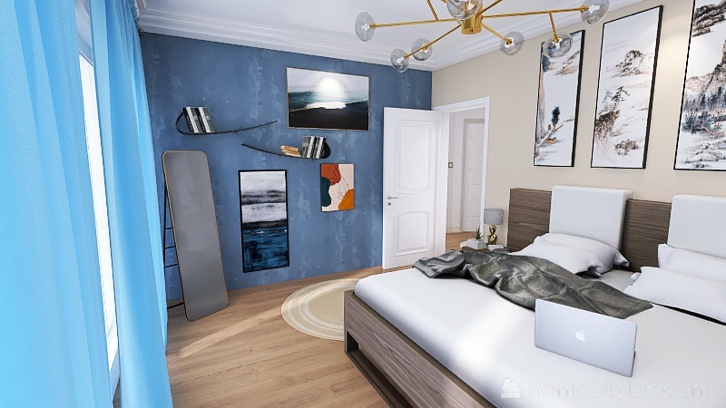 Penthouse by the wish of my beloved 3d design renderings