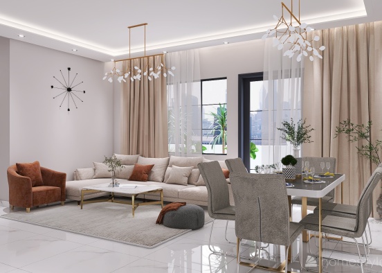 Mr. Sultan - Livingroom - Option 01_copy Design Rendering