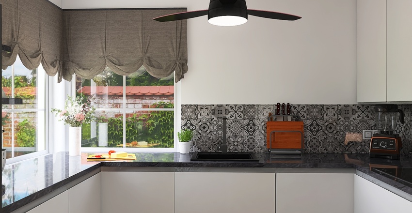 KITCHEN Rododendrony ver.2 3d design renderings