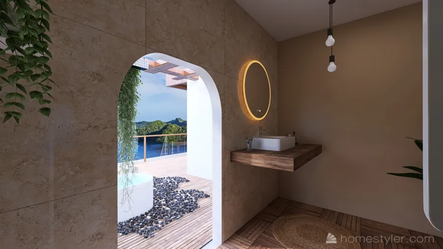 Tropical home 3d design renderings