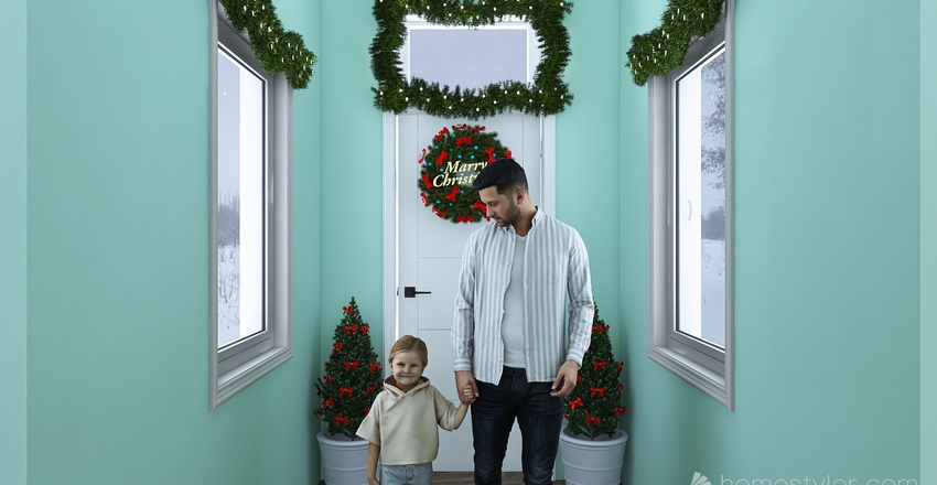 Christmas Joy #ChristmasRoomContest 3d design renderings