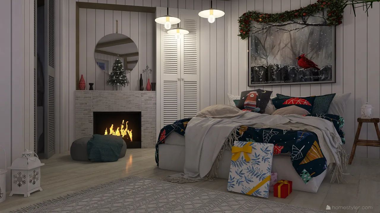 Bedroom 3d design renderings