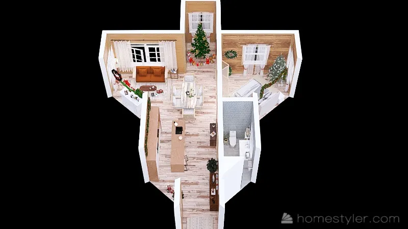 #ChristmasRoomContest (Cabin Interior) 3d design picture 69.63