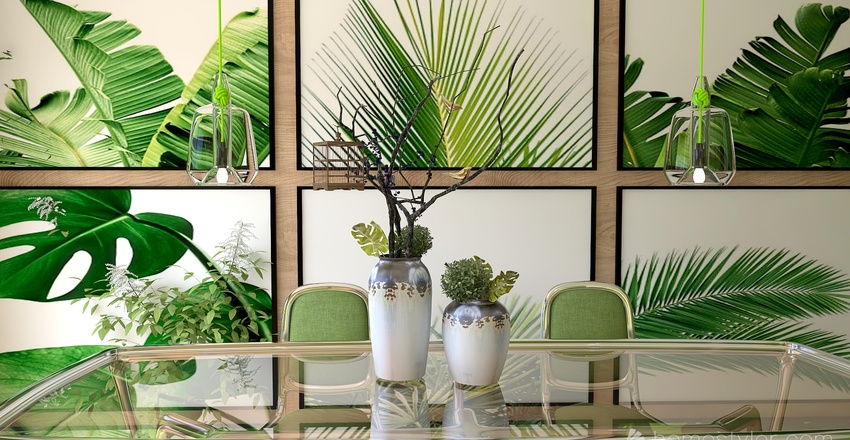 Living and Dining Room 3d design renderings