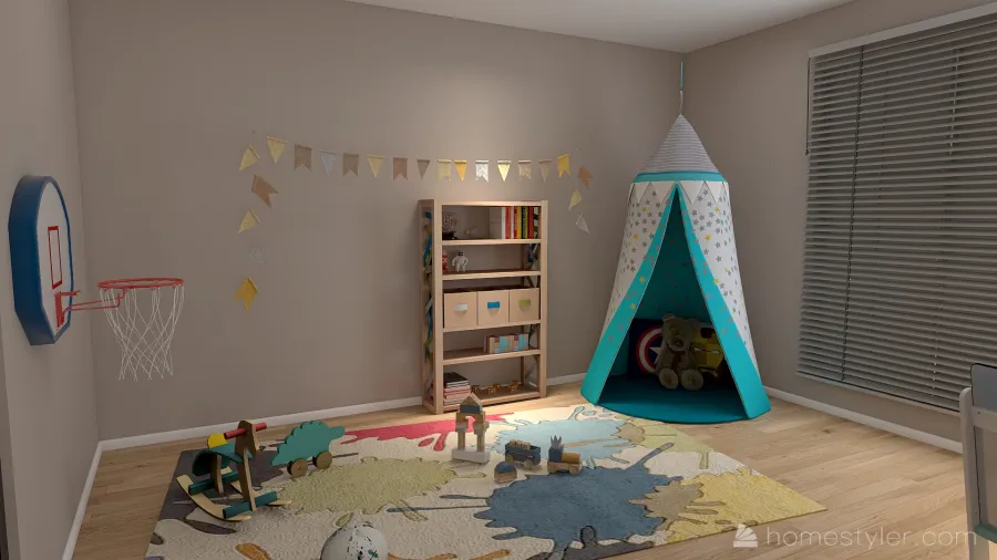 Toy Room 3d design renderings