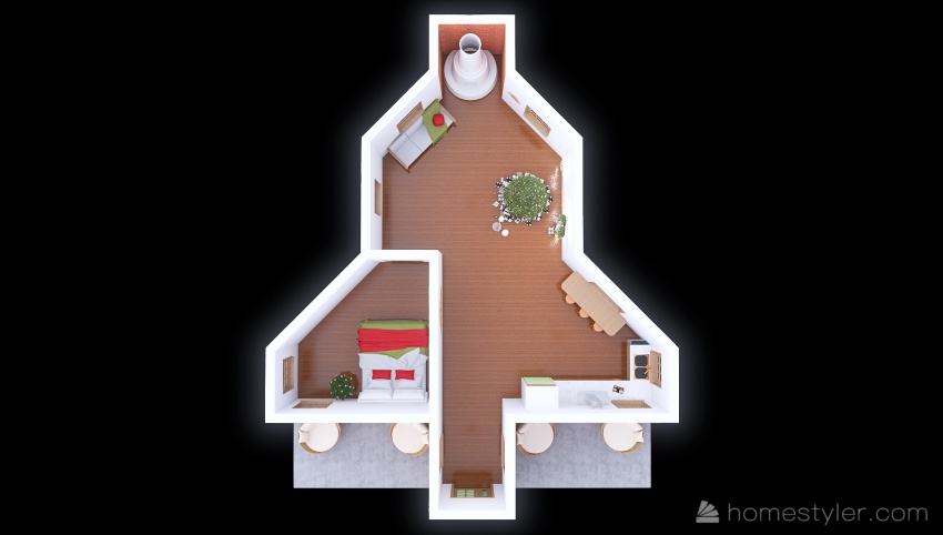 #ChristmasRoomContest_Home for the Holidays 3d design picture 90.61