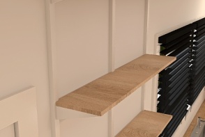 Copy of with one shelf Design Rendering