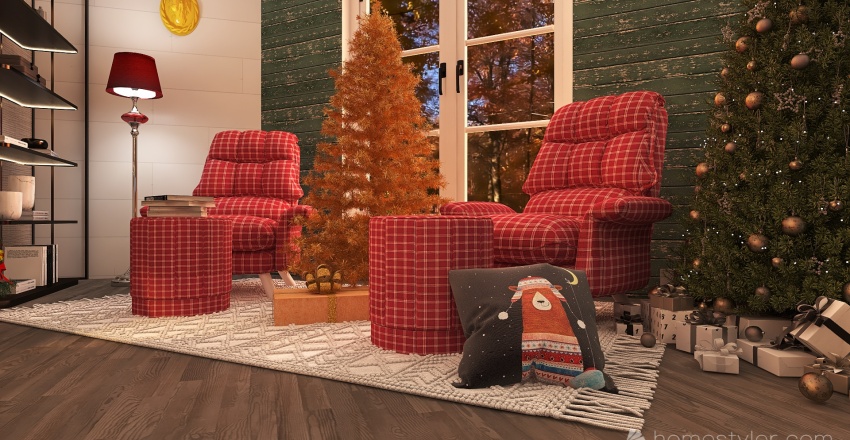 #ChristmasRoomContest 3d design renderings