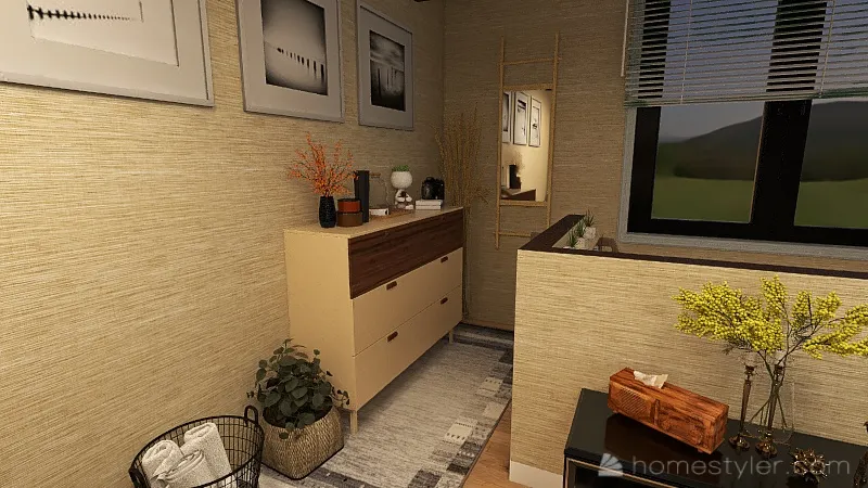 mom apartment simple version ( mini house ) 3d design renderings