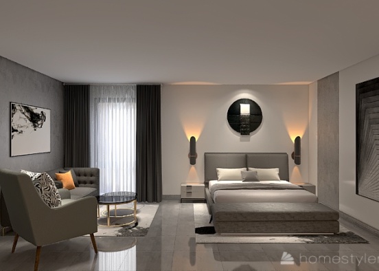 Master bedroom (Hay elsadafa villa) Design Rendering