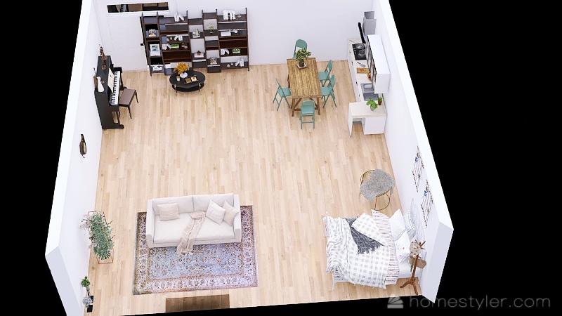 Room for Najanice 3d design renderings