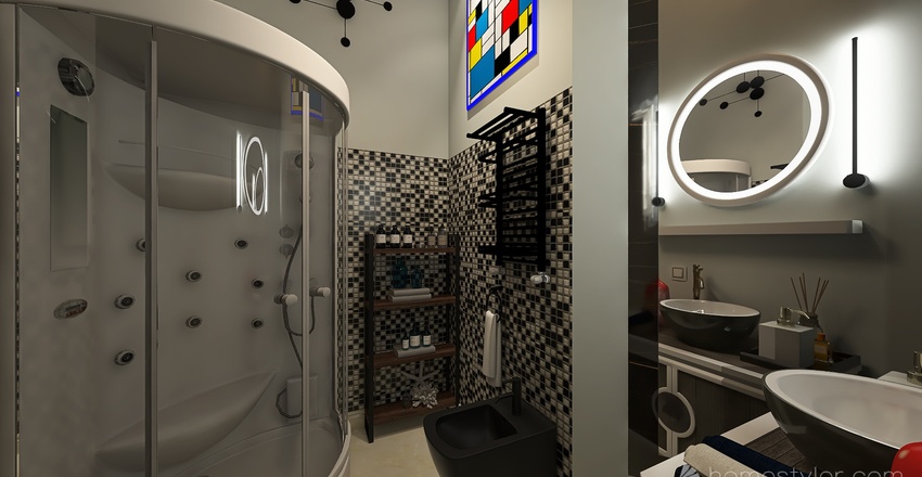 Bathroom 3d design renderings