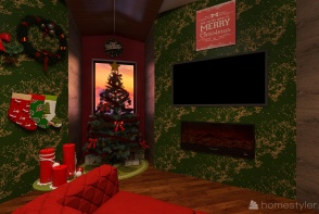 #ChristmasRoomContest-Submission Design Rendering