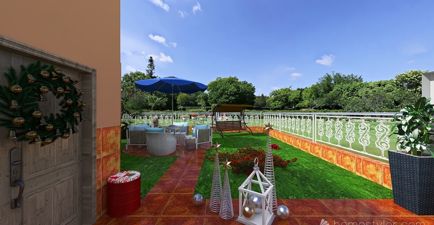 Giardino 3d design renderings