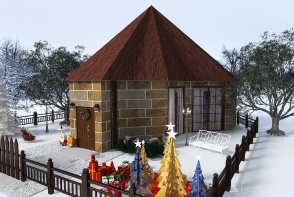 #ChristmasRoomContest_Santa's Baita Design Rendering